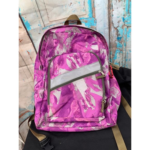 Ll bean pink backpack deals
